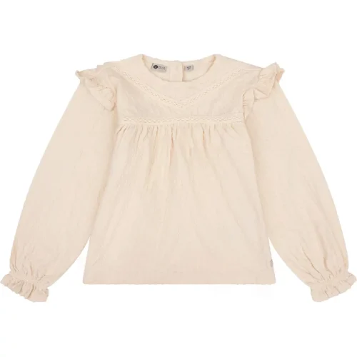 DAILY 7 Meisjes blouse fancy tape shell