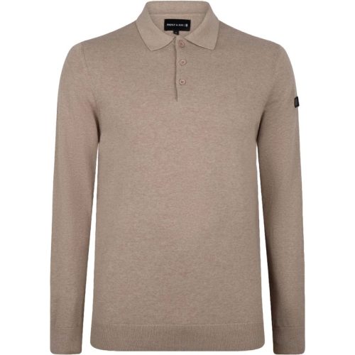 PRESLY & SUN Brad long sleeve knitted polo