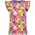 B.Nosy Meisjes t-shirt met ruches aop flowers dazzling