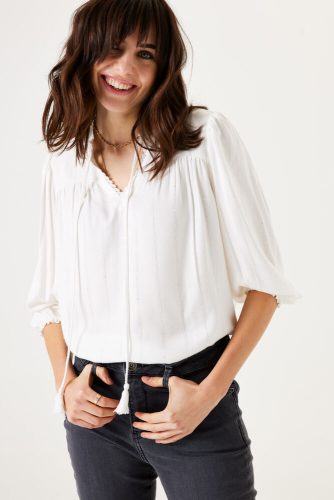 Gebroken witte blouse