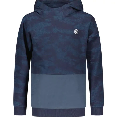 Bellaire  Jongens hoodie met een aop blazer