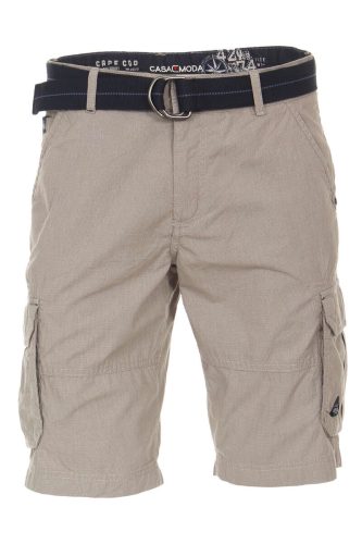 Casa Moda Casual Fit Cargo Shorts beige, Ruit