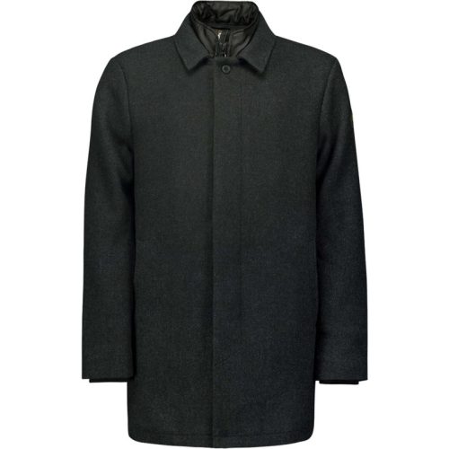 No Excess Jacket mid long fit detachable fron black