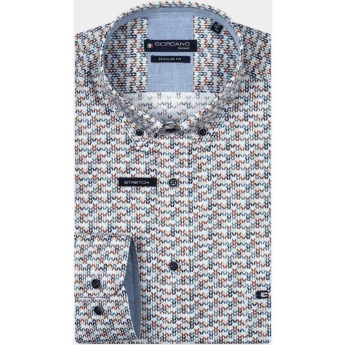 Giordano Casual hemd lange mouw ivy 427015/60