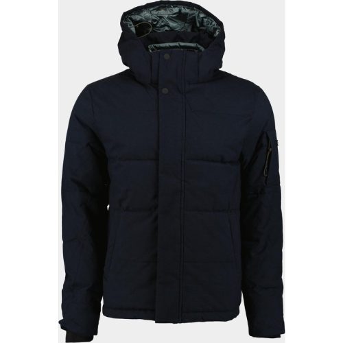 Bos Bright Blue Scotland blue winterjack jurd outdoor jacket wool look 24301ju25sb/290 navy