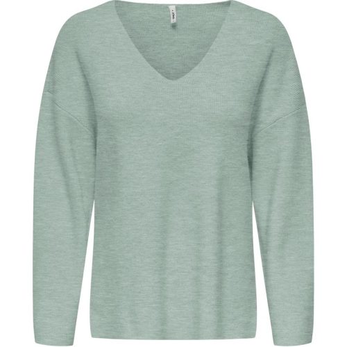 Only Onlkatia ls rib v-neck cc knt