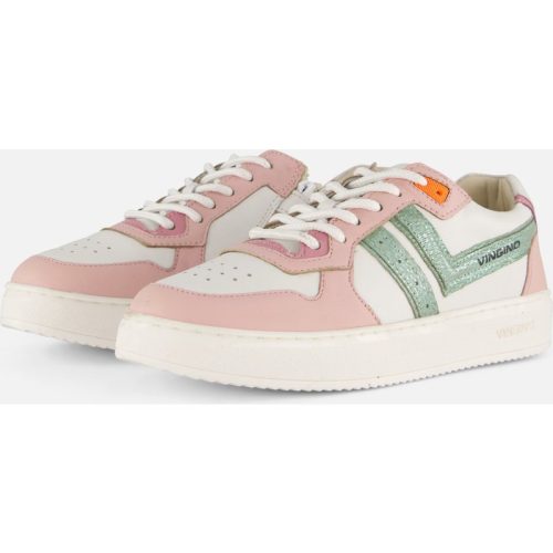 Vingino Vingino Court Lifestyle Sneakers wit Leer