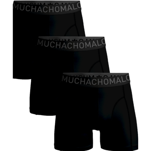 Muchachomalo Boxershort solid microfiber 3 pack