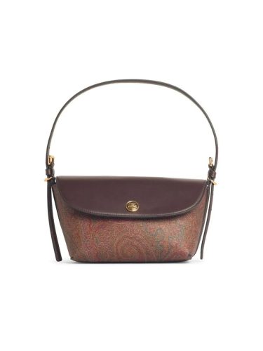 Etro Shoppers – ‘Barchetta’ Brown Cotton Blend Bag in bruin