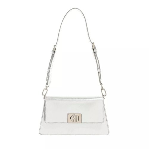 Furla Crossbody bags – Furla Zoe Mini Shoulder Bag – Vitello Gardena Meta in zilver