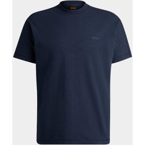 BOSS Orange T-shirt korte mouw Blauw Te_Denim 10262458 01 50519728/482