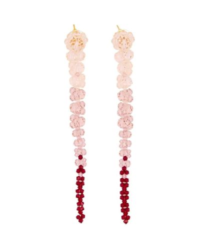 Simone Rocha Oorbellen – Drip Earrings in pink