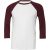 Bella + Canvas Canvas heren 3/4 mouwen baseball t-shirt