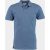 Bos Bright Blue Polo korte mouw fang polo pique 24108fa63bo/268 jeans blue