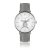 Lederen horloge voor vrouwen Amelia Parker Sand Turtle Grey