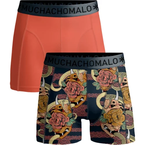 Muchachomalo Heren 2-pack boxershorts leafs lick it