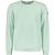 No Excess Trui ronde hals garment dyed mint