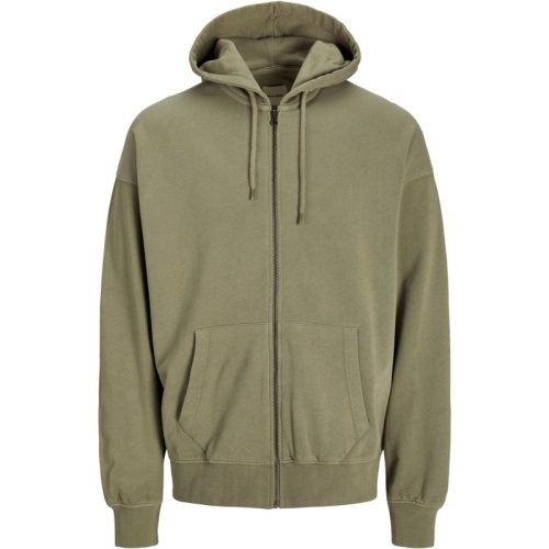 Jack & Jones Jjecharge faded sweat zip hood noos olijf