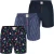 Phil & Co Heren wijde boxershorts kerst multipack 3-pack