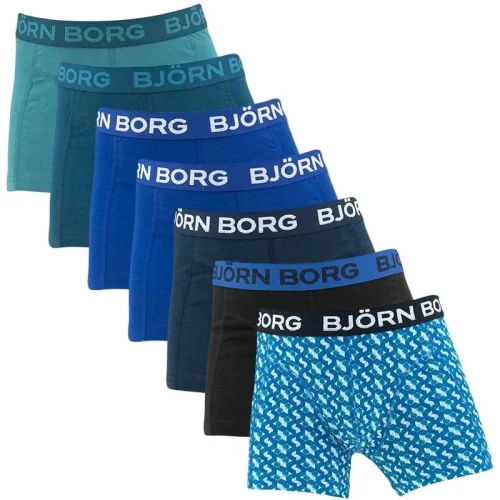 Björn Borg Jongens boxershort 7p cotton stretch