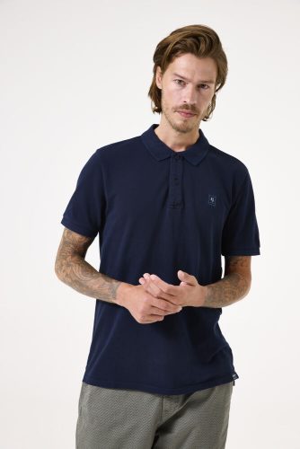 Donkerblauwe polo