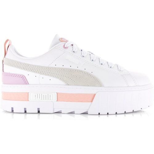 Puma Mayze lth wns | white rose quartz lage sneakers dames