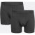 Zaccini heren boxershort grijs melange 2-pak