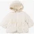 Patachou Meisjes winterjas beige peonies