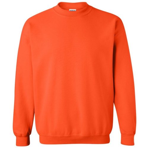 Gildan Unisex adult sweatshirt met zware mouwenhals