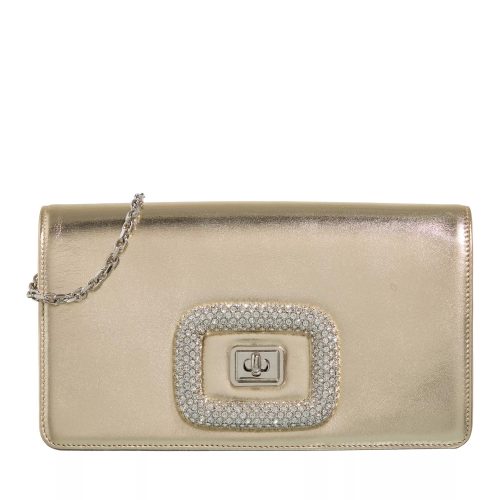 Roger Vivier Clutches – Viv Choc Jewel Mini Bag in goud