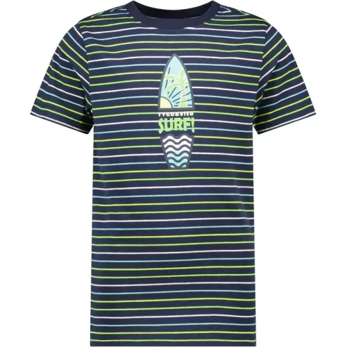 TYGO & vito Jongens t-shirt strepen en surfboard