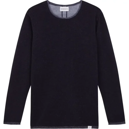 NOWADAYS Nowdays sweater plated knit nai0208d2 670 sky captain