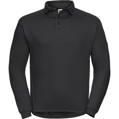 Russell Athletic Heren sweatshirt met kraag voor zwaar gebruik