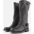 Ann Rocks Ann Rocks Hoge Biker boots zwart Leer