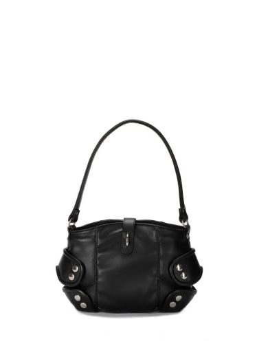 RANDOM IDENTITIES Shoppers – Shoulder Bag With Hook Closure in zwart