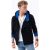 Ombre Hoodie met rits voor heren b297 –