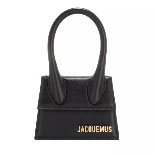 Jacquemus Totes & shoppers – Le Chiquito Top Handle Bag Leather in zwart