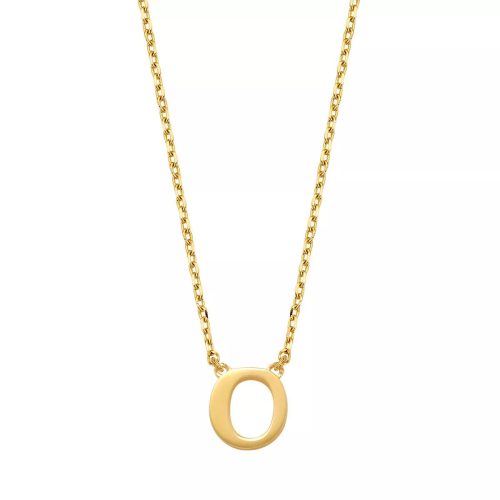 Isabel Bernard Kettingen – Le Marais Chloé 14 Karat Initial Necklace Letter O in gold