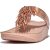 FitFlop Rumba beaded metallic toe-post sandals