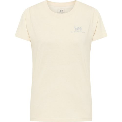 Lee Small logo t-shirt ecru