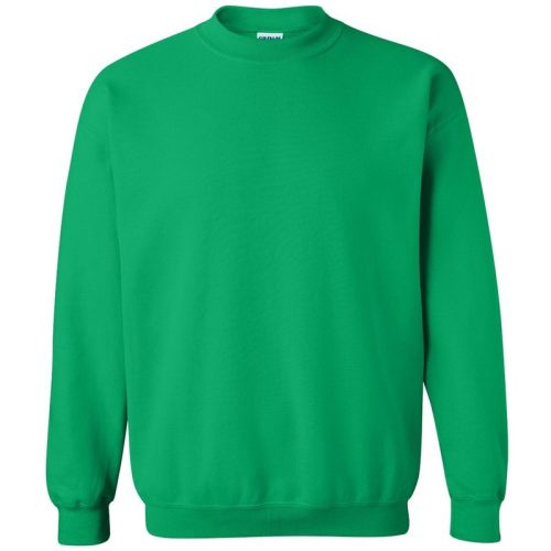 Gildan Unisex adult sweatshirt met zware mouwenhals