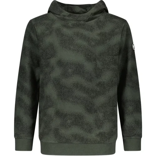 Bellaire  Jongens hoodie aop darkest spruce