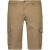 No Excess Korte broek cargo garment dyed + stone wash almond