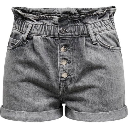 Only Onlcuba paperbag dnm shorts noos grey denim