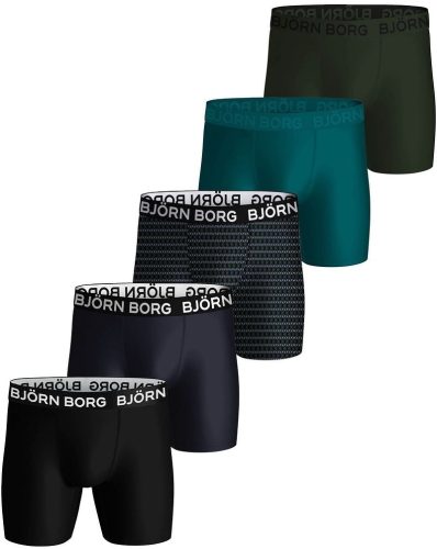 Björn Borg Performance Boxershorts 5-Pack Multicolour