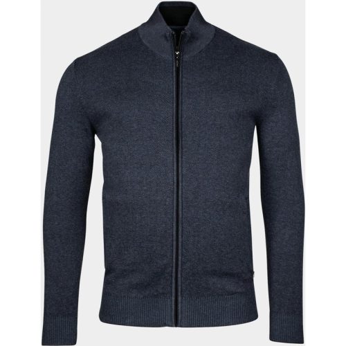 Baileys Vest Blauw Cardigan Zip 422009/675