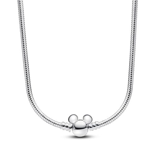 Pandora Kettingen – Disney Micky Maus Schlangen-Gliederhalskette in silver