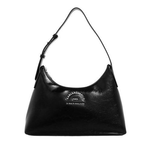 Karl Lagerfeld Hobo bags – Rsg Metal Sp Shb Crinkle in zwart