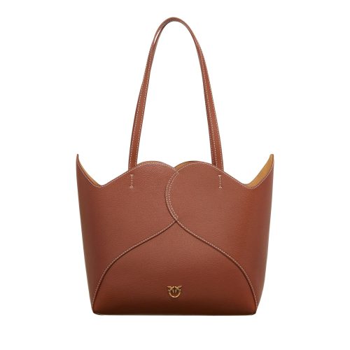 Pinko Totes & shoppers – Heart Tote in bruin