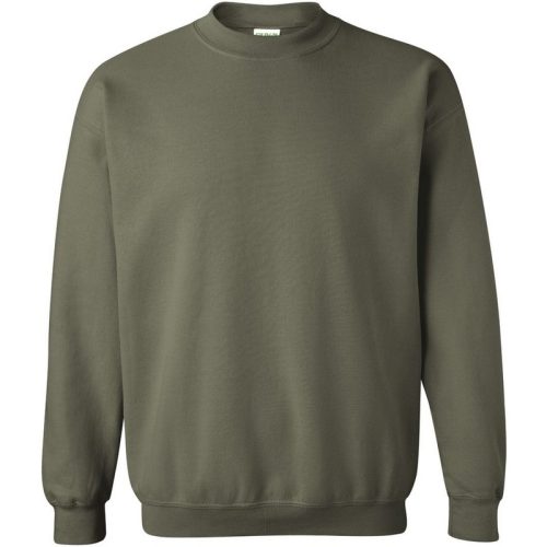 Gildan Unisex adult sweatshirt met zware mouwenhals